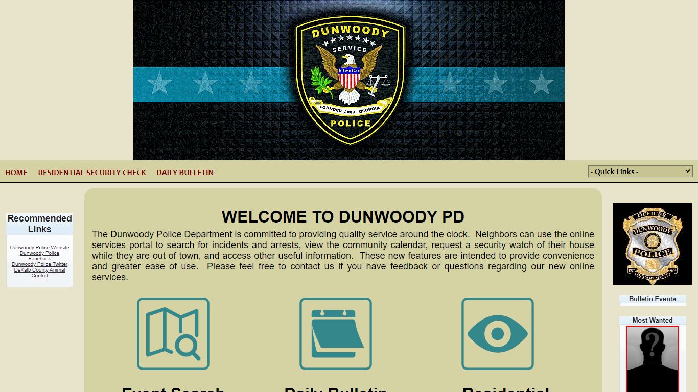 Dunwoody Police Department P2C